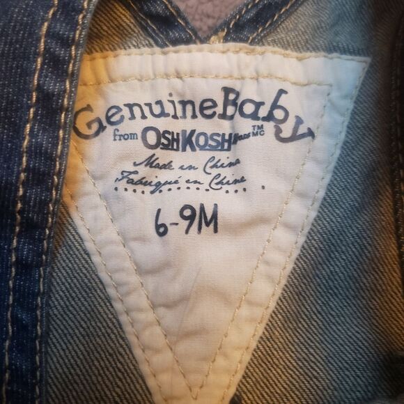 👑4/35👑 Genuine OSHKOSH jean overalls - 6/ - Picture 2 of 2